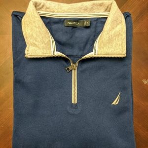 Mens Nautica 1/4 Zip Sweatshirt NWOT